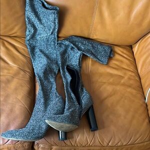 Women's Glitter Knee-High Boots